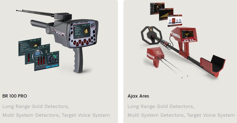 أجهزة كشف الذهب طويلة المدى وBR 50 Target Max